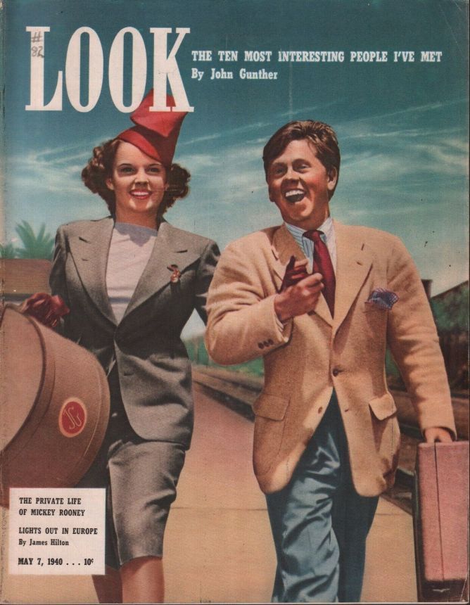 LOOK 1937 magazine side cover 7 May 1940
