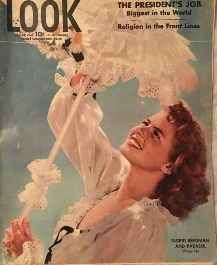 LOOK 1937 magazine side cover 25 July 1944