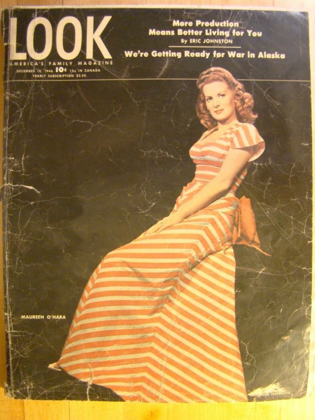 LOOK 1937 magazine side cover 10 December 1946