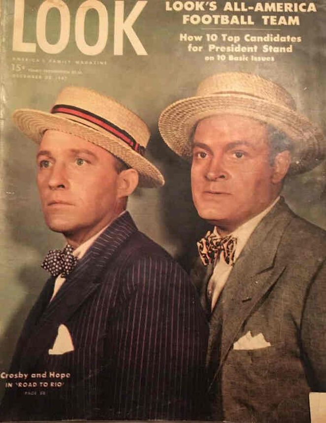 LOOK 1937 magazine side cover 23 December 1947