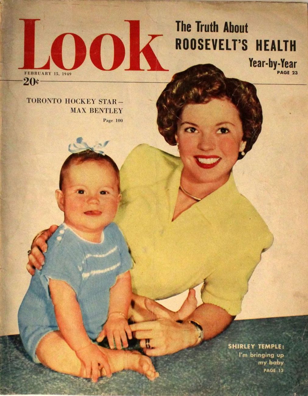 LOOK 1937 magazine side cover 15 February 1949
