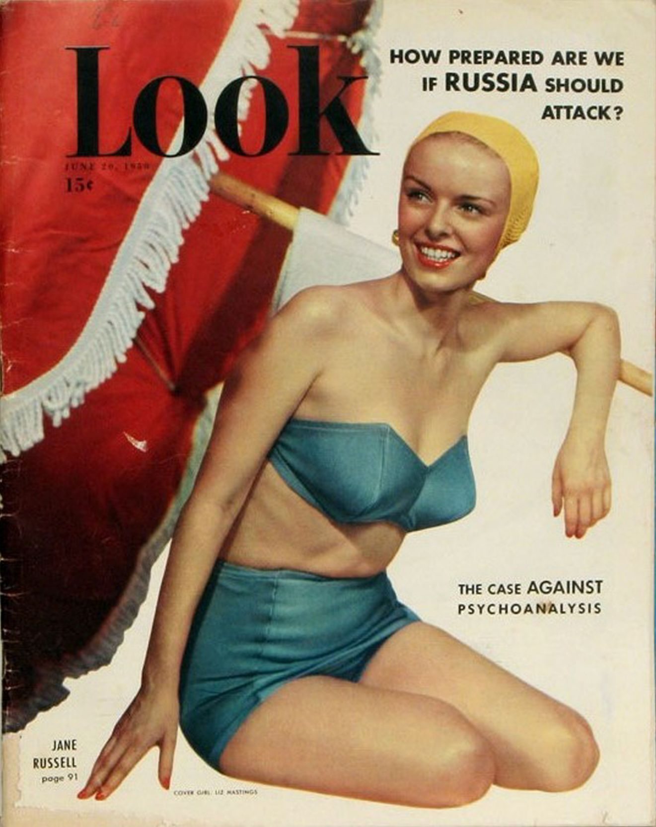 LOOK 1937 magazine side cover 20 June 1950