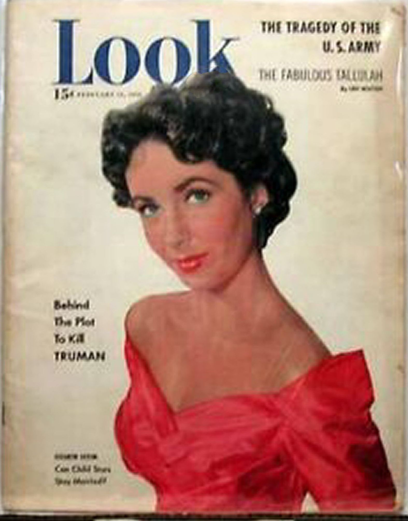 LOOK 1937 magazine side cover 13 February 1951