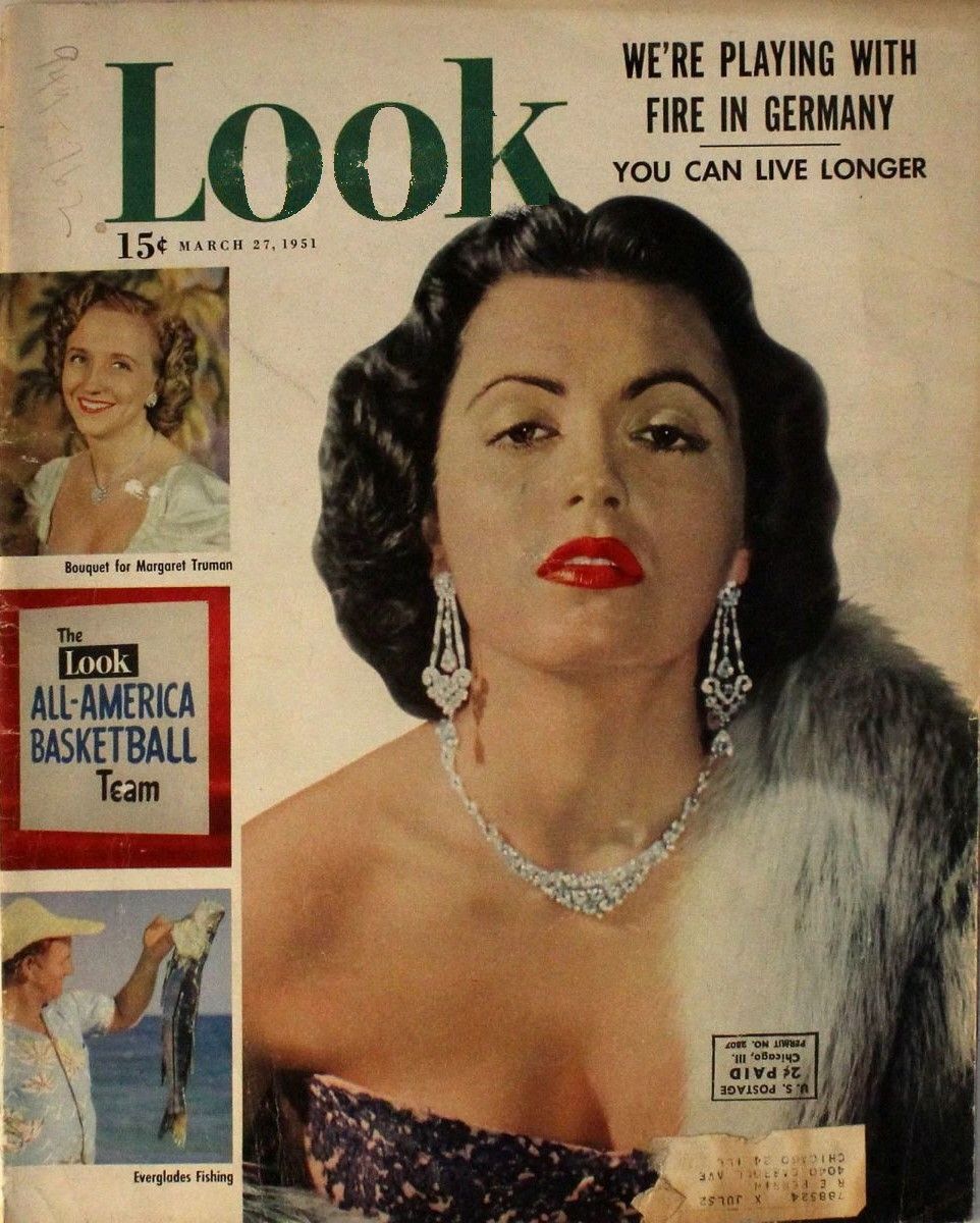 LOOK 1937 magazine side cover 27 March 1951