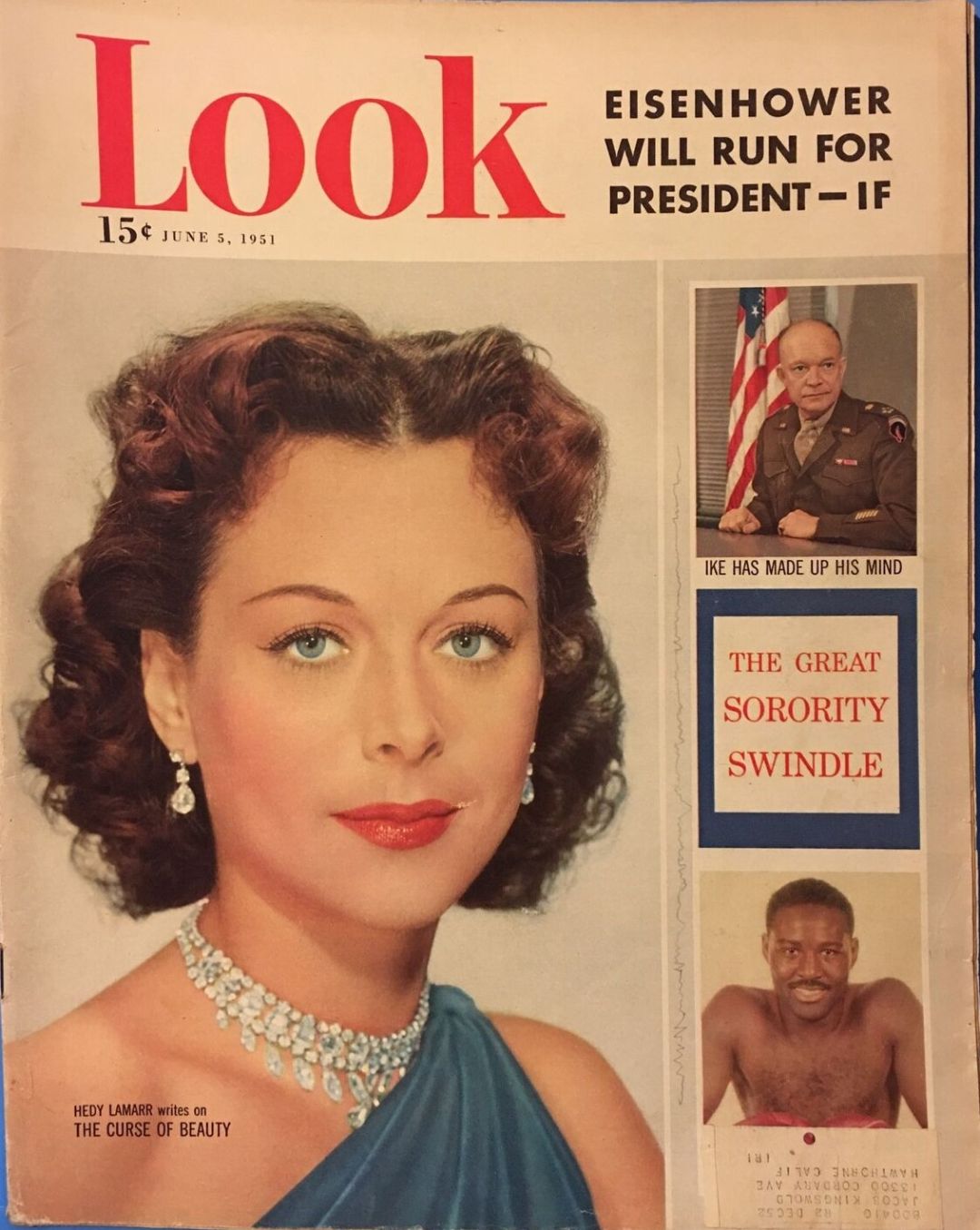 LOOK 1937 magazine side cover 5 June 1951