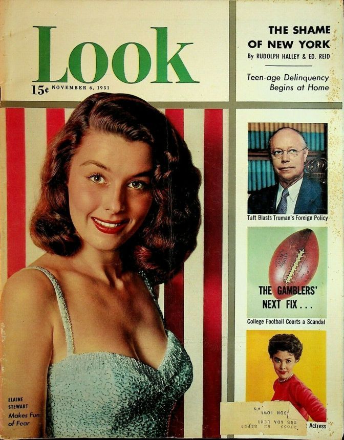 LOOK 1937 magazine side cover 6 November 1951
