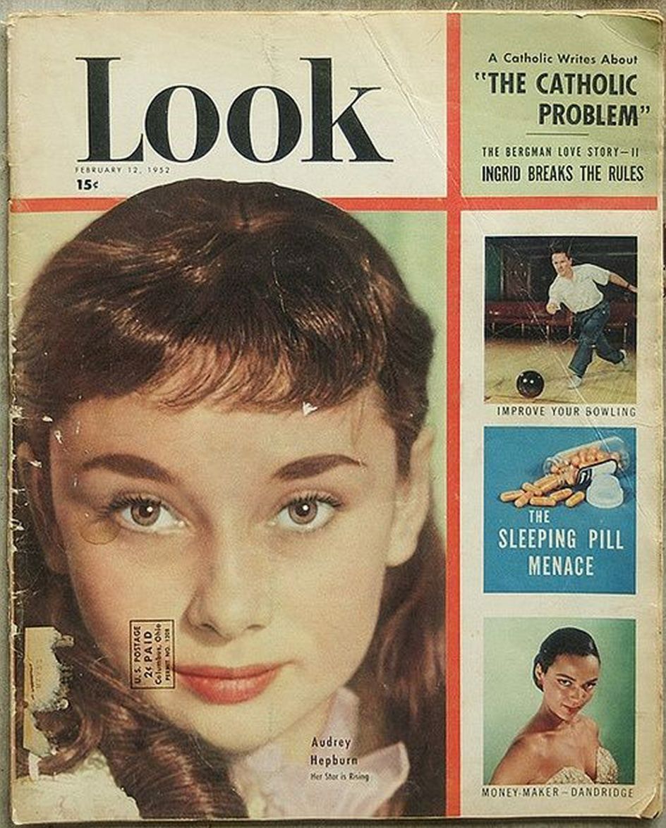LOOK 1937 magazine side cover 12 February 1952
