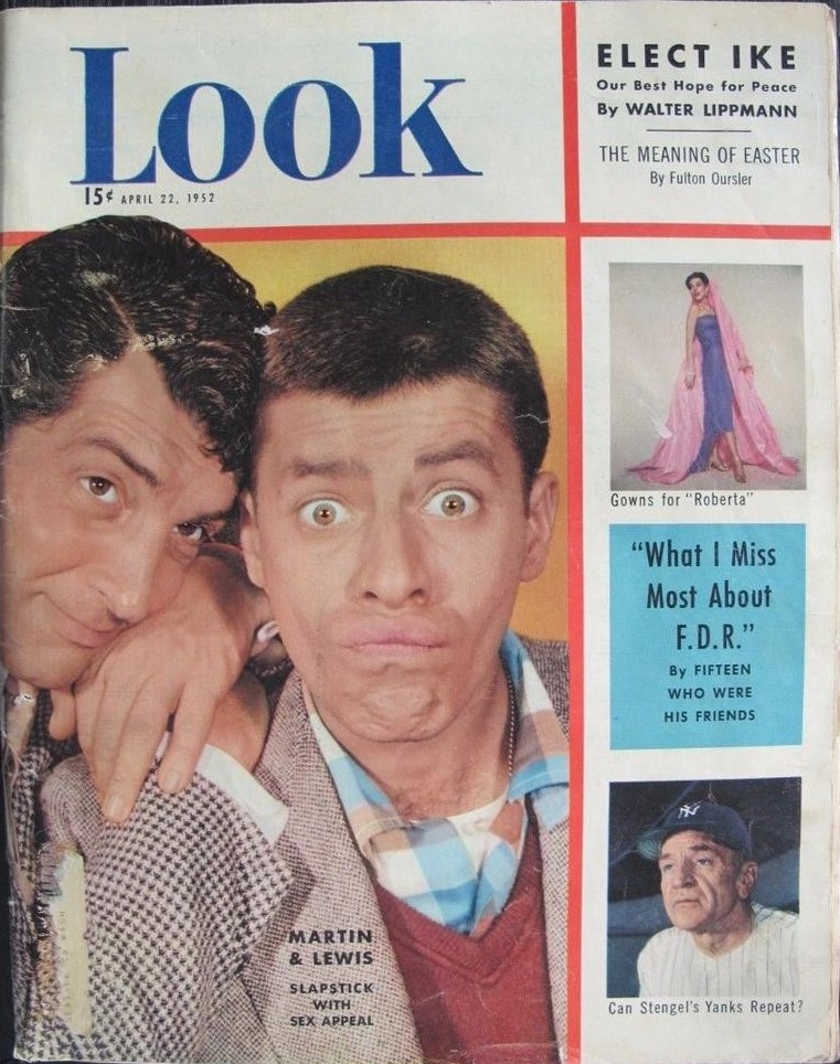 LOOK 1937 magazine side cover 22 April 1952