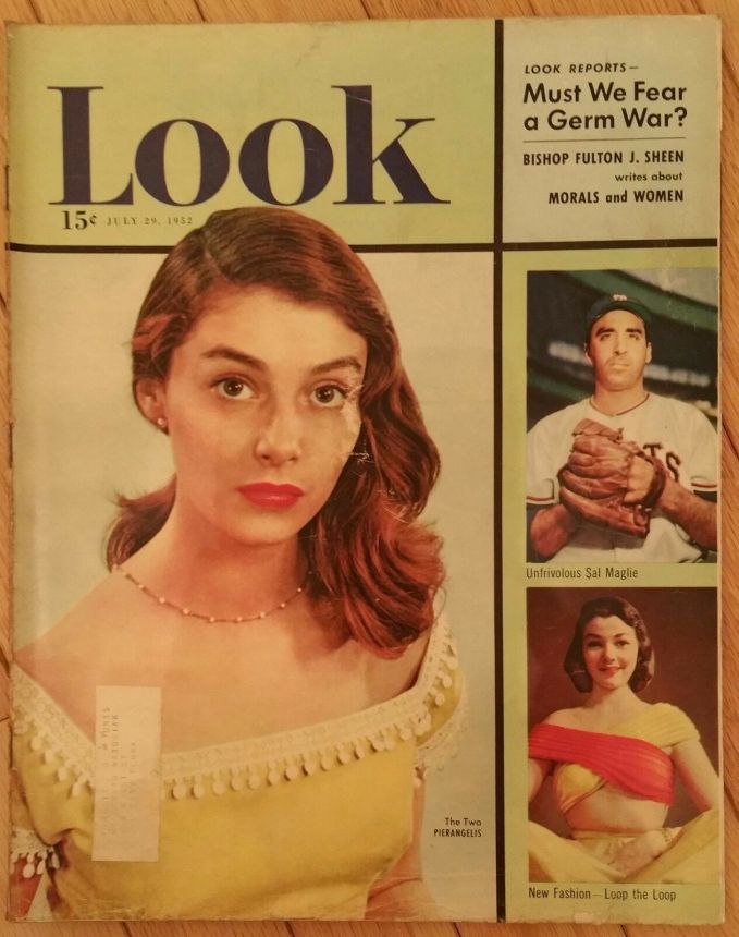 LOOK 1937 magazine side cover 29 July 1952