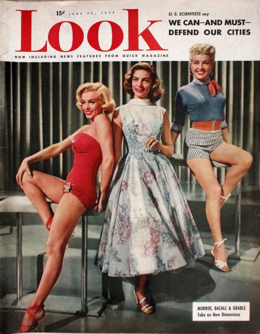LOOK 1937 magazine side cover 30 June 1953