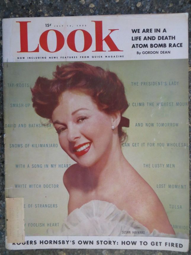 LOOK 1937 magazine side cover 14 July 1953