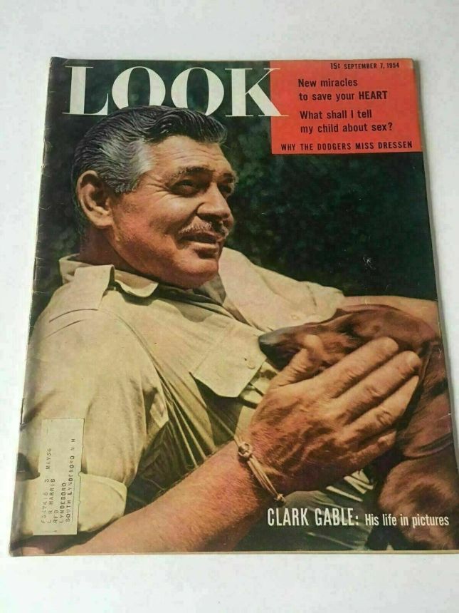LOOK 1937 magazine side cover 7 September 1954