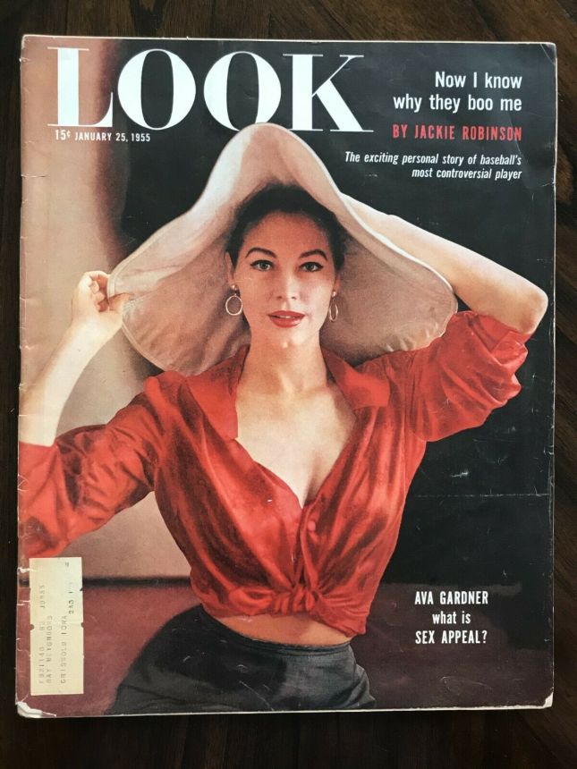 LOOK 1937 magazine side cover 25 January 1955