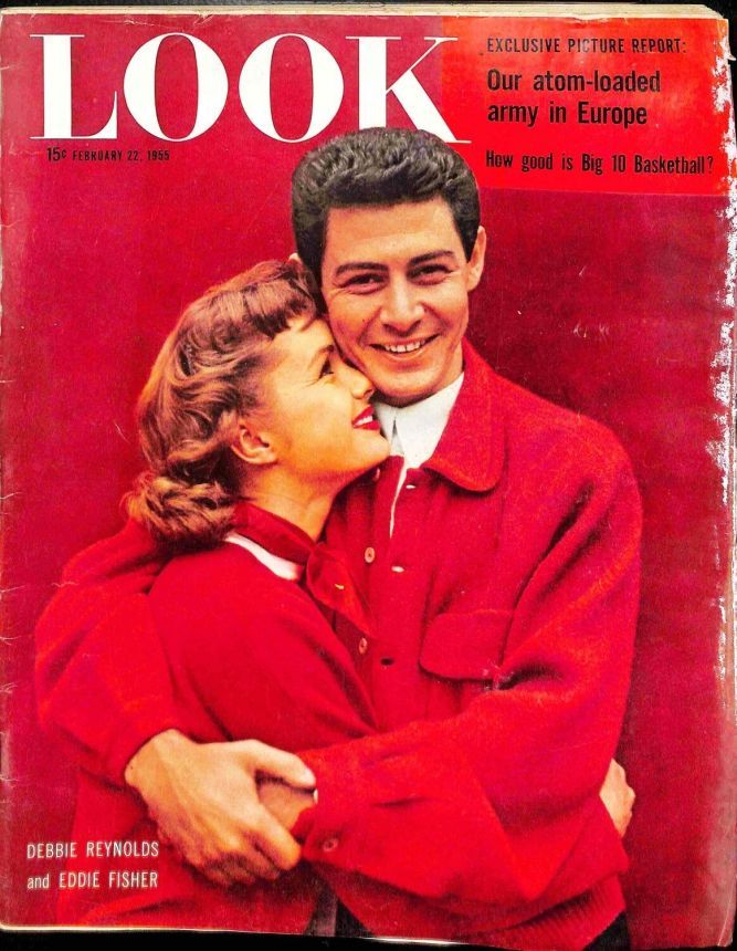 LOOK 1937 magazine side cover 22 February 1955