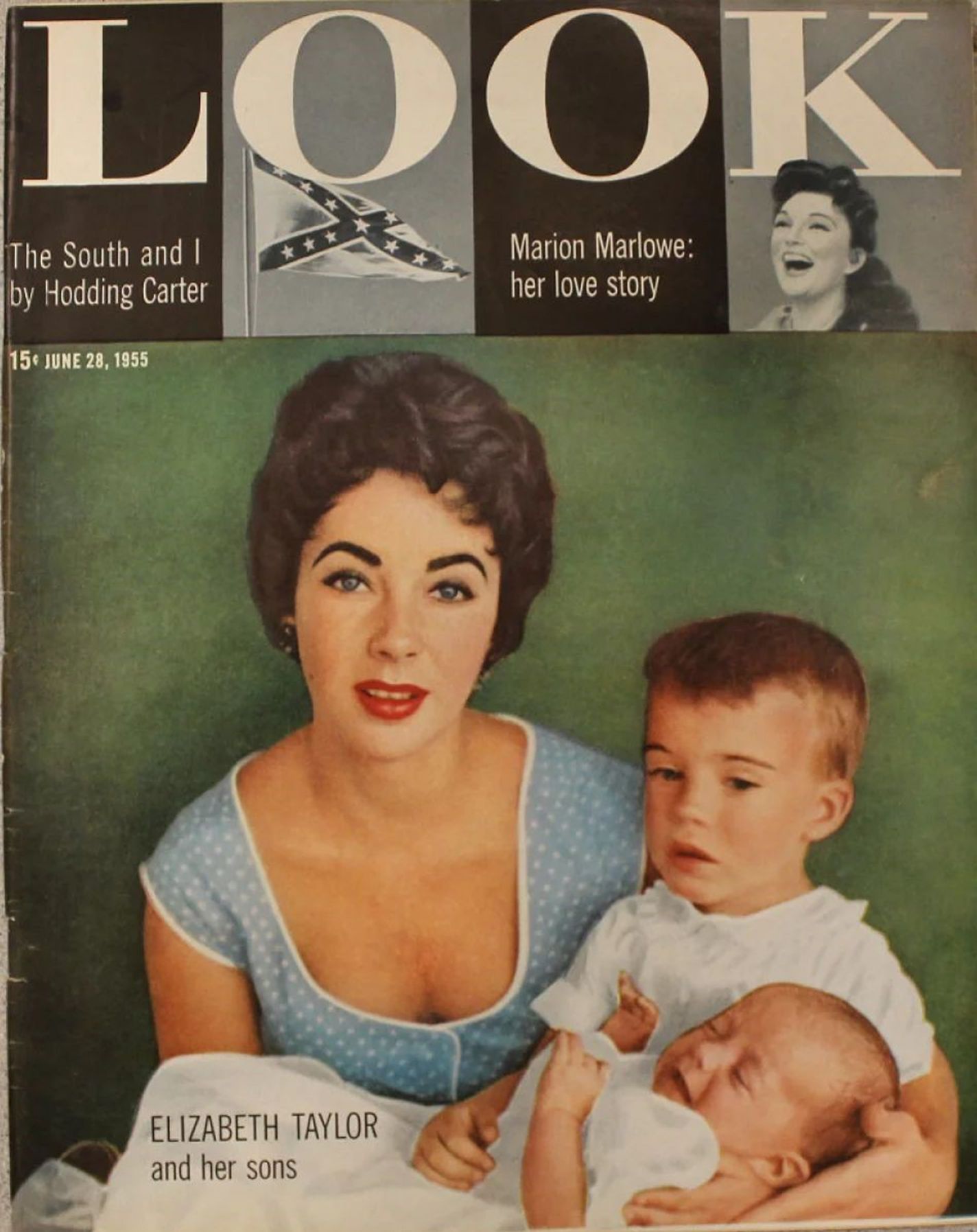 LOOK 1937 magazine side cover 28 June 1955