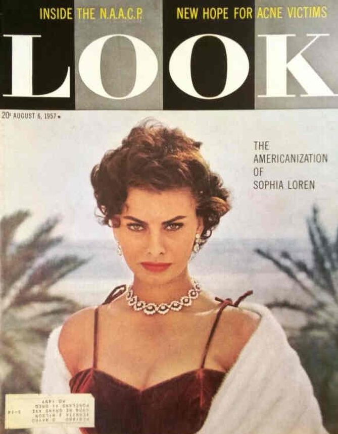 LOOK 1937 magazine side cover 6 August 1957