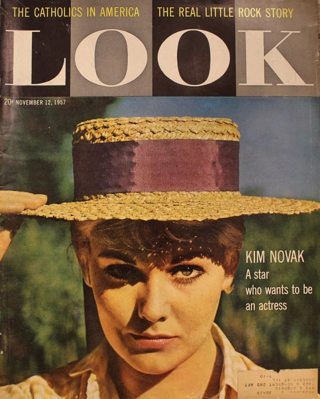LOOK 1937 magazine side cover 12 November 1957