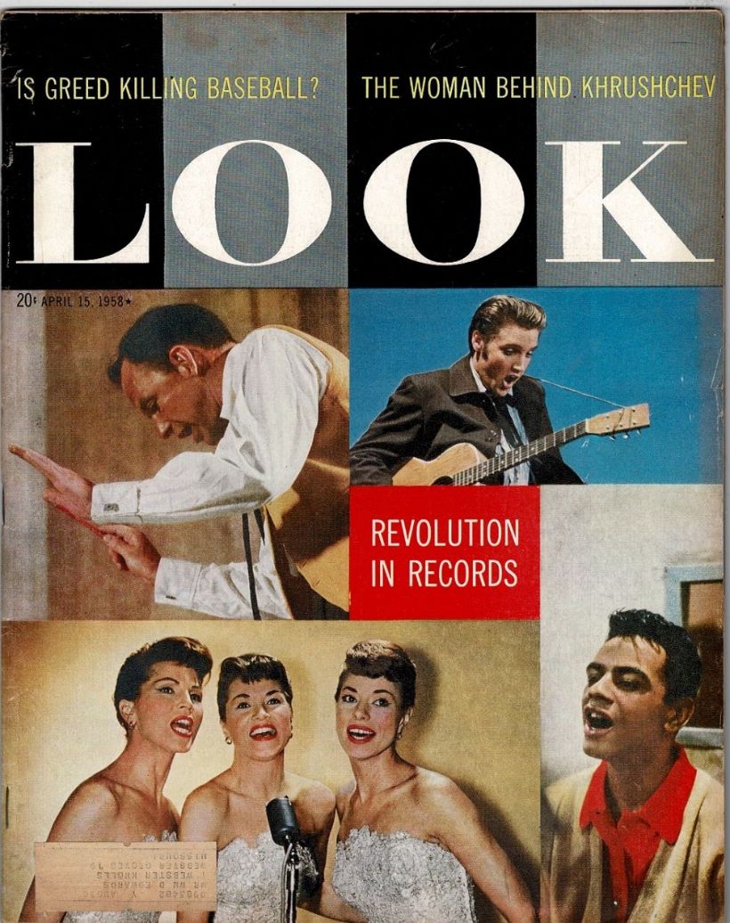 LOOK 1937 magazine side cover 15 April 1958