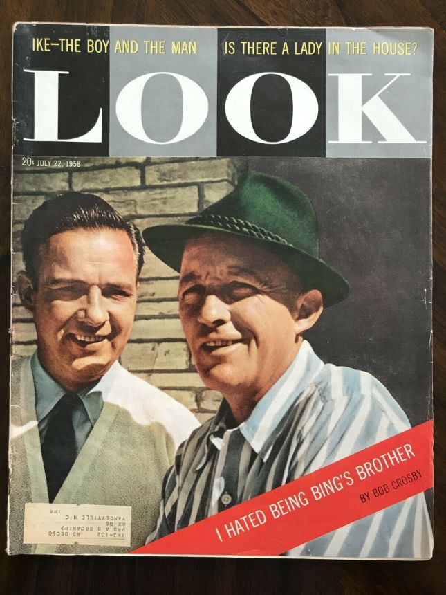 LOOK 1937 magazine side cover 22 July 1958