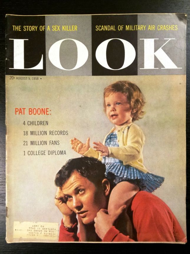 LOOK 1937 magazine side cover 5 August 1958