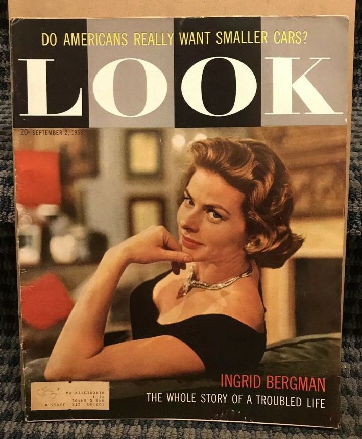 LOOK 1937 magazine side cover 2 September 1958