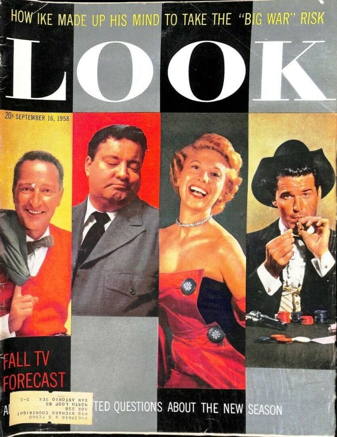 LOOK 1937 magazine side cover 16 September 1958