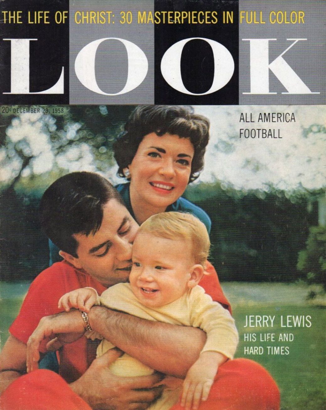 LOOK 1937 magazine side cover 23 December 1958
