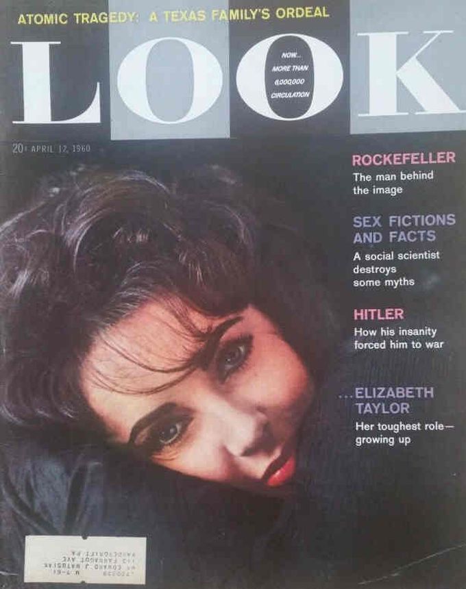 LOOK 1937 magazine side cover 12 April 1960