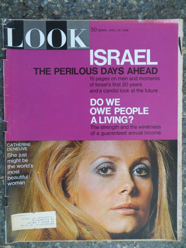LOOK 1937 magazine side cover 30 April 1968