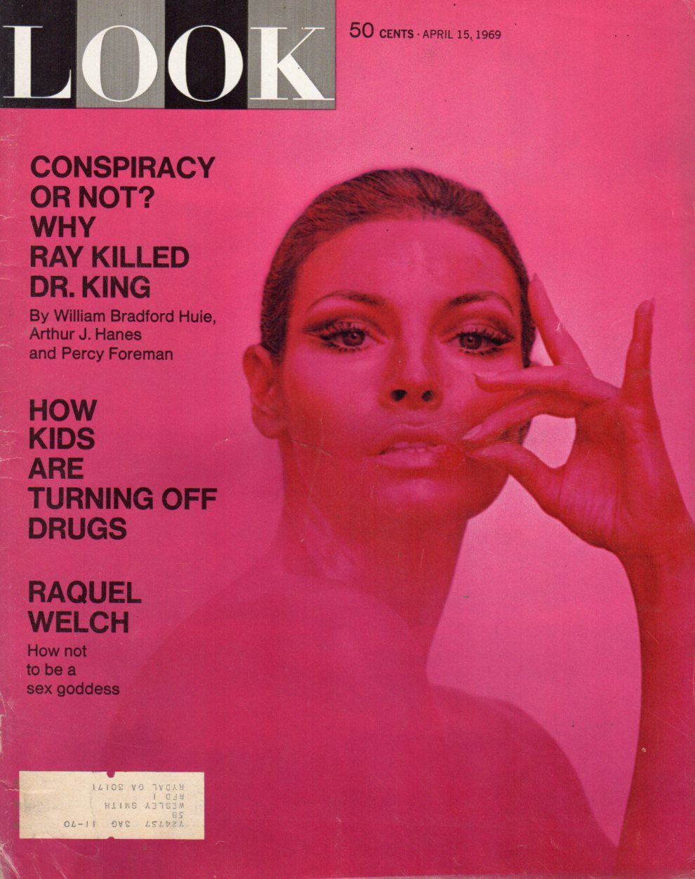 LOOK 1937 magazine side cover 15 April 1969
