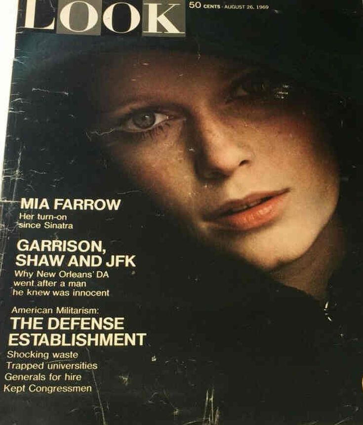 LOOK 1937 magazine side cover 26 August 1969
