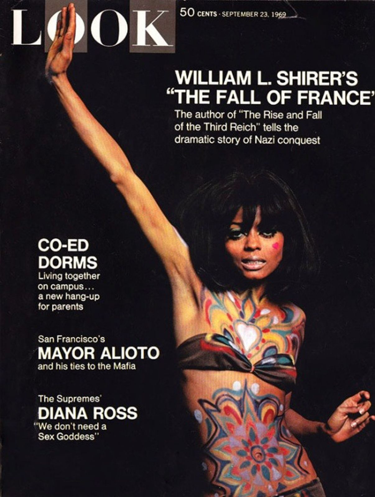 LOOK 1937 magazine side cover 23 September 1969