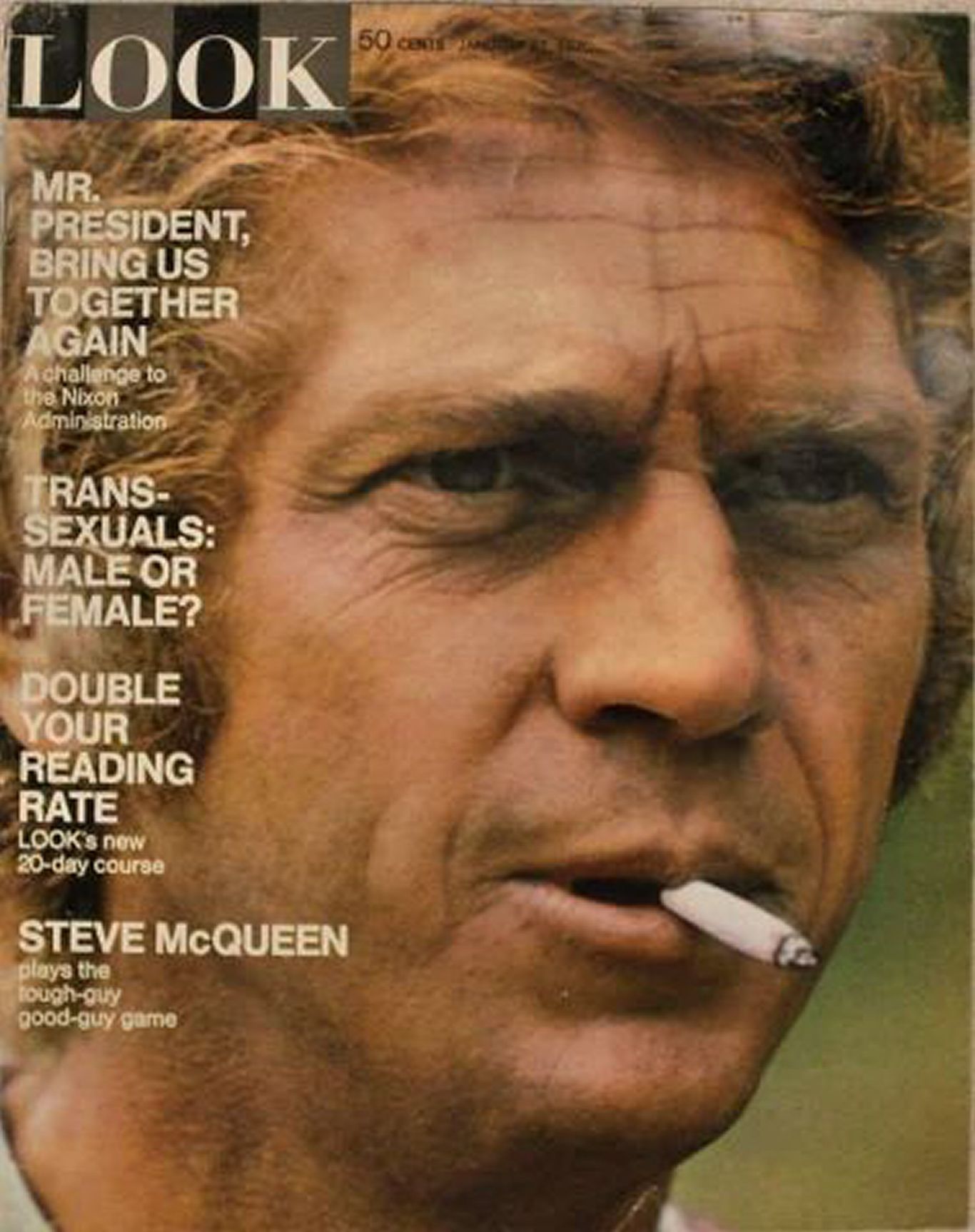LOOK 1937 magazine side cover 27 January 1970