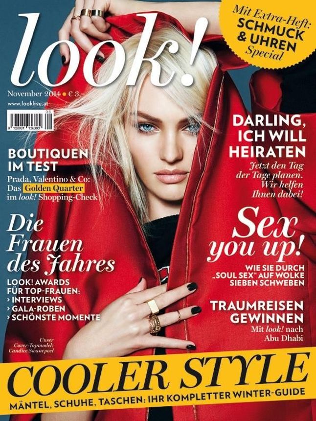 LOOK AUSTRIA magazine side cover  November 2014