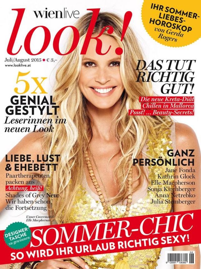 LOOK AUSTRIA magazine side cover  July/August 2015