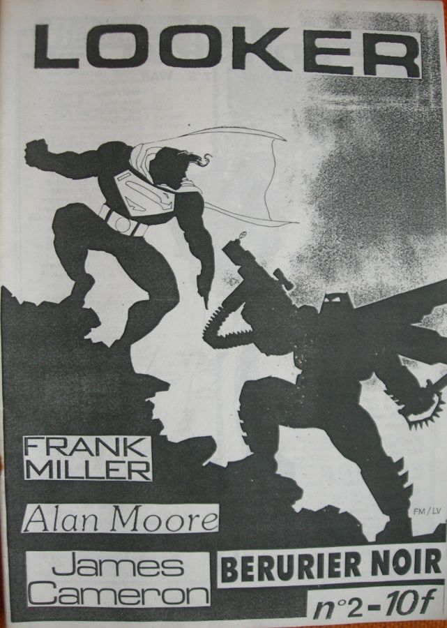 LOOKER magazine side cover Issue 2 July 1986