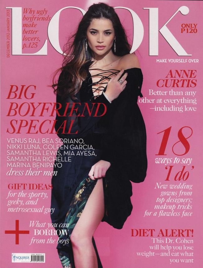 LOOK PHILIPPINES magazine side cover  December 2012/ January 2013 