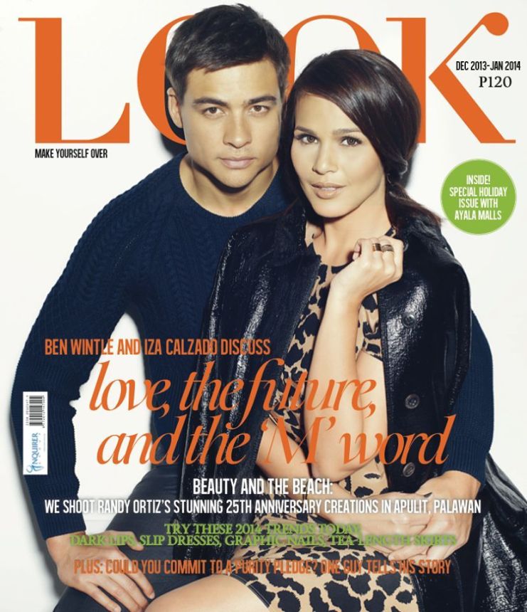 LOOK PHILIPPINES magazine side cover  December 2013/ January 2014 