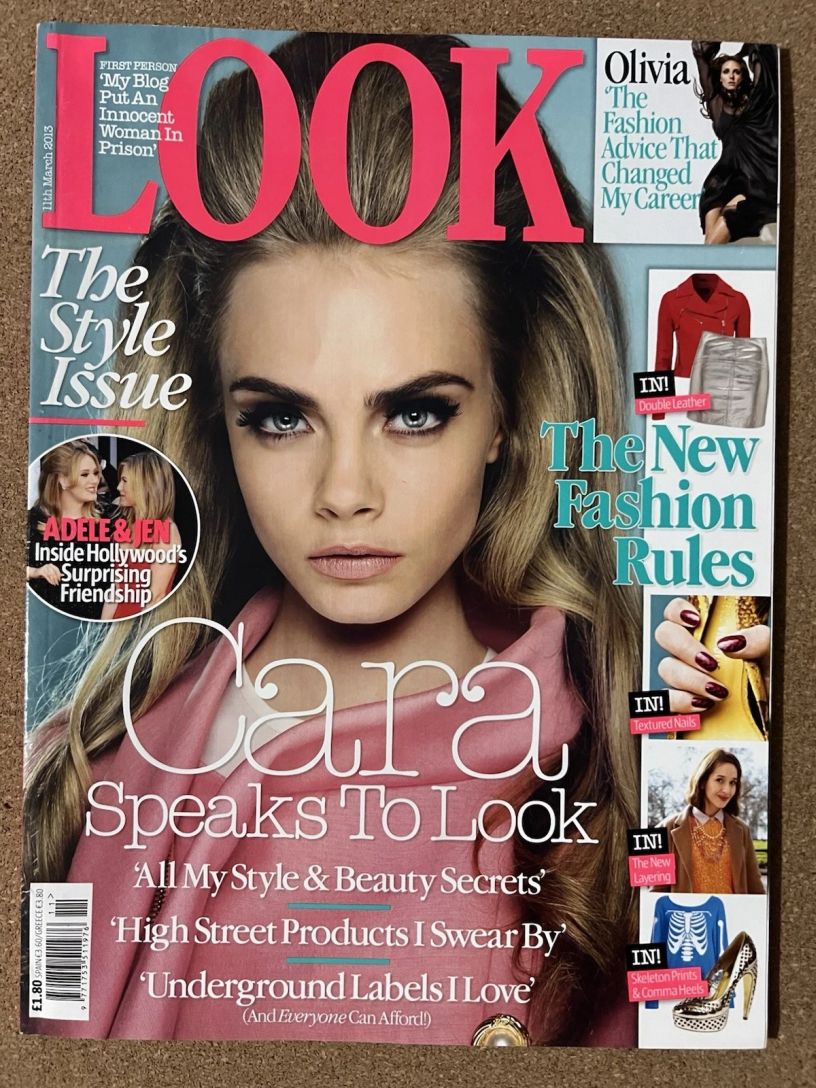 LOOK UK magazine side cover 11 March 2013