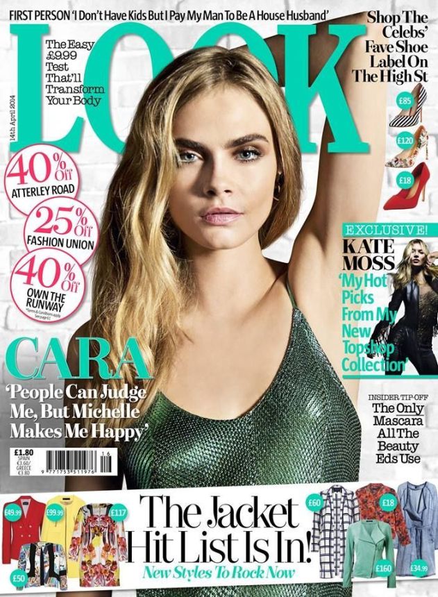 LOOK UK magazine side cover 14 April 2014