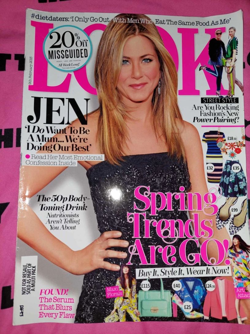 LOOK UK magazine side cover 9 February 2015
