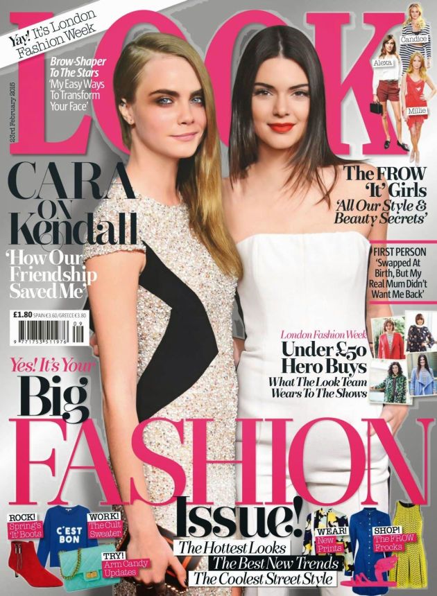 LOOK UK magazine side cover 23 February 2015