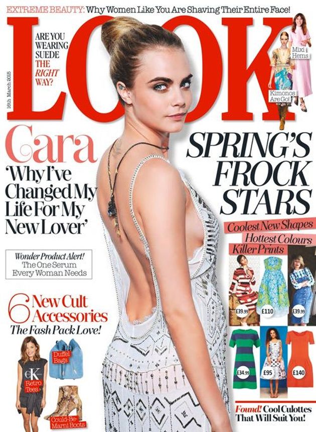 LOOK UK magazine side cover 16 March 2015