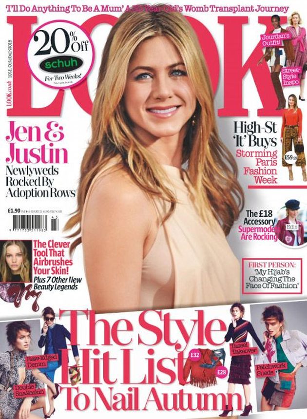 LOOK UK magazine side cover 19 October 2015