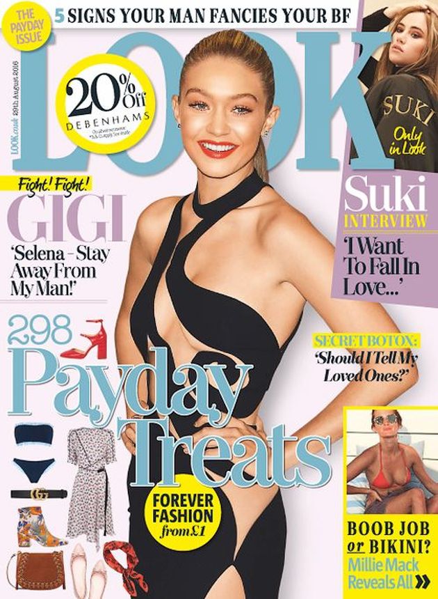 LOOK UK magazine side cover 28 August 2016