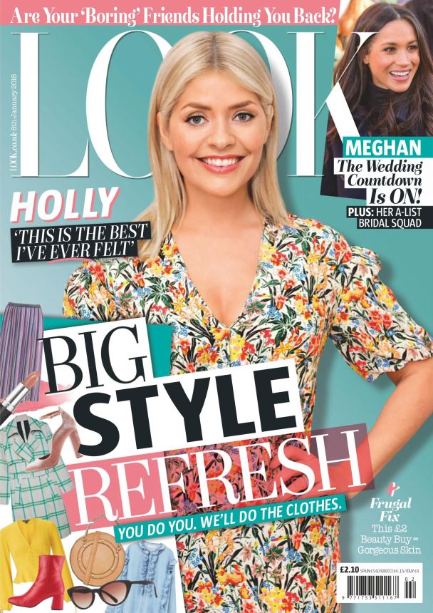 LOOK UK magazine side cover 8 January 2018