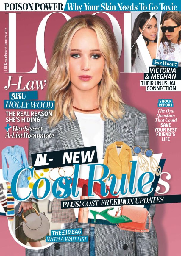 LOOK UK magazine side cover 22 January 2018