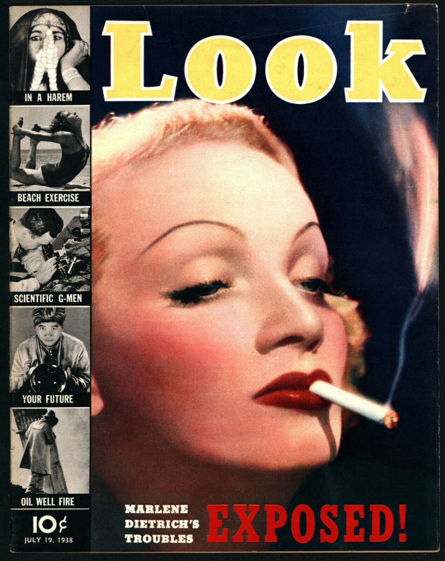 LOOK 1937 magazine side cover 19 July 1938