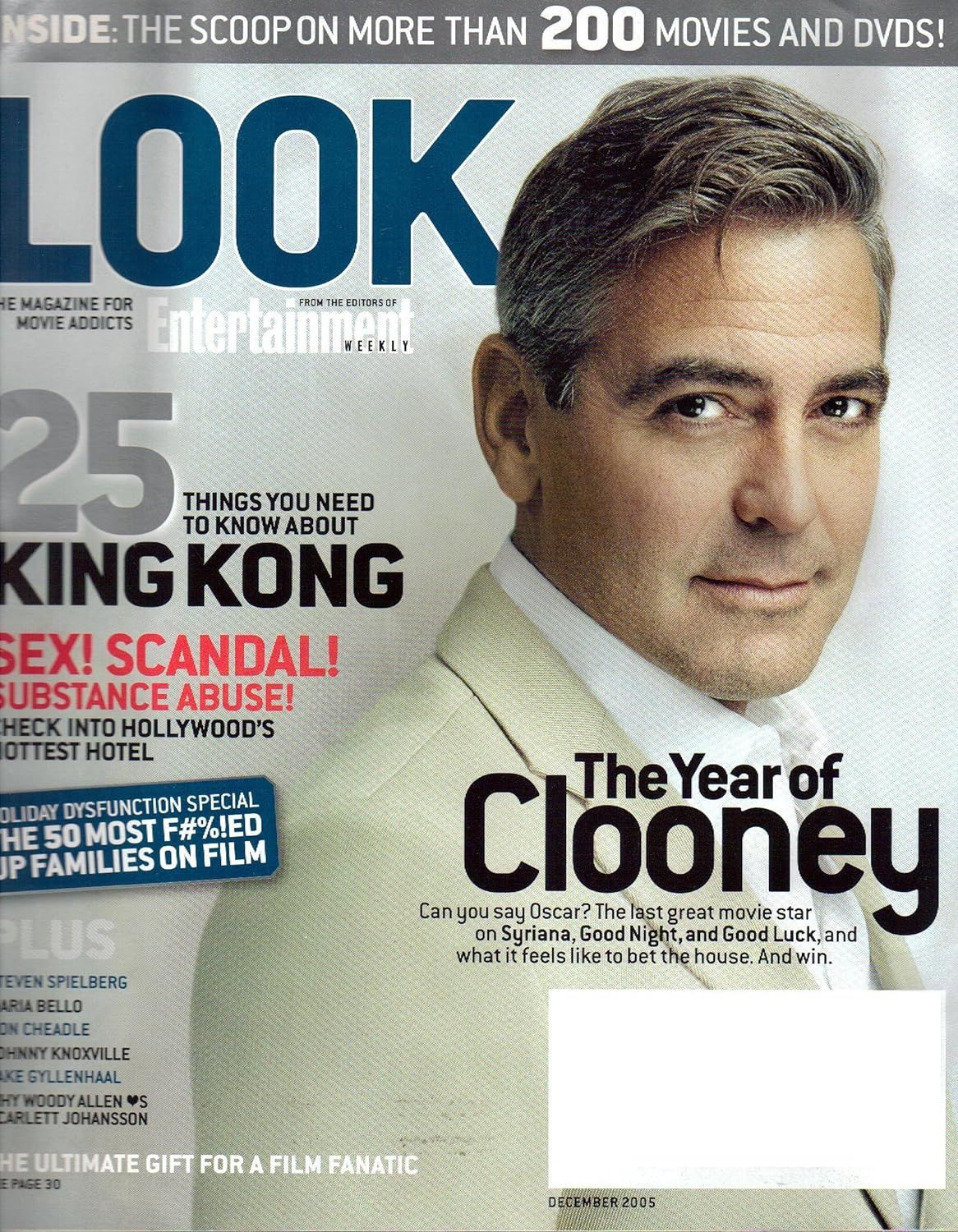 LOOK (EW) magazine side cover  December 2005