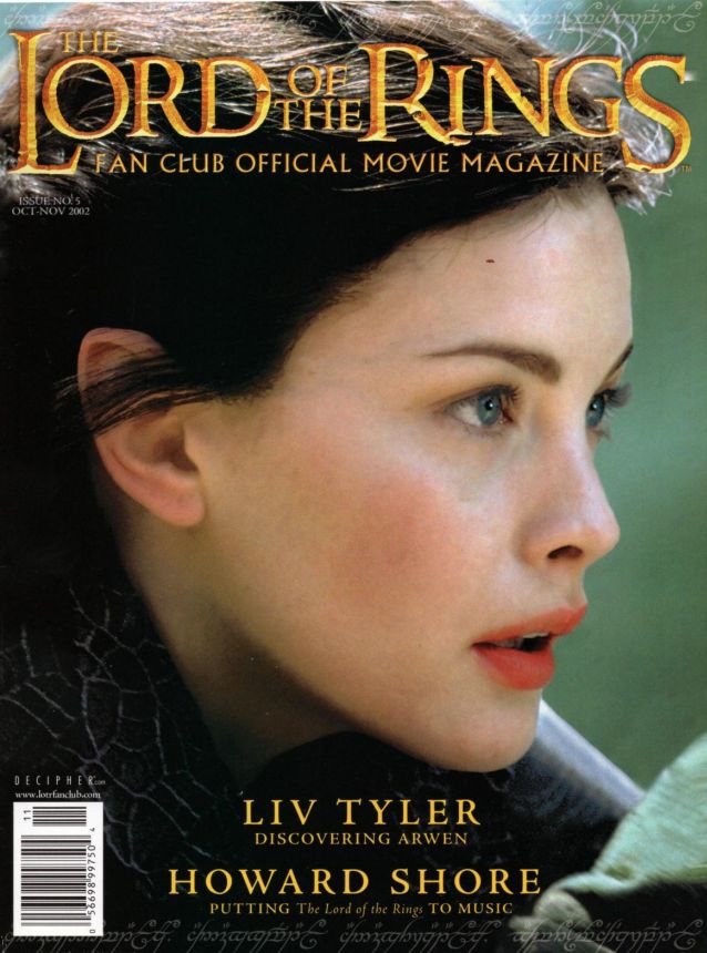 LORD OF THE RINGS magazine side cover Issue 5 October/November 2002